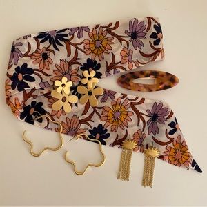 Madewell Earring and Hair Accessories Bundle